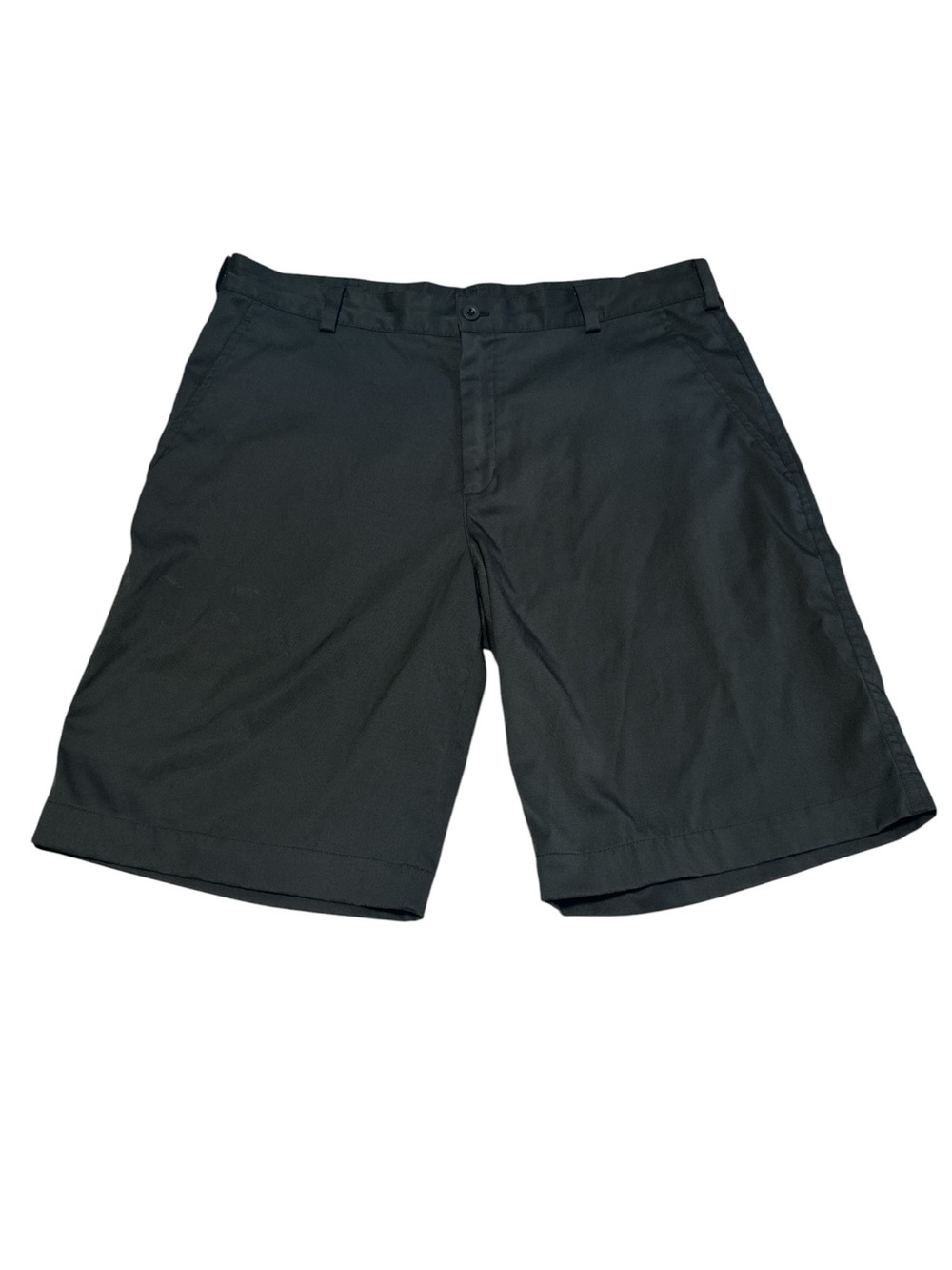 Nike Men's Dri-Fit Black Flat-Front Golf Shorts